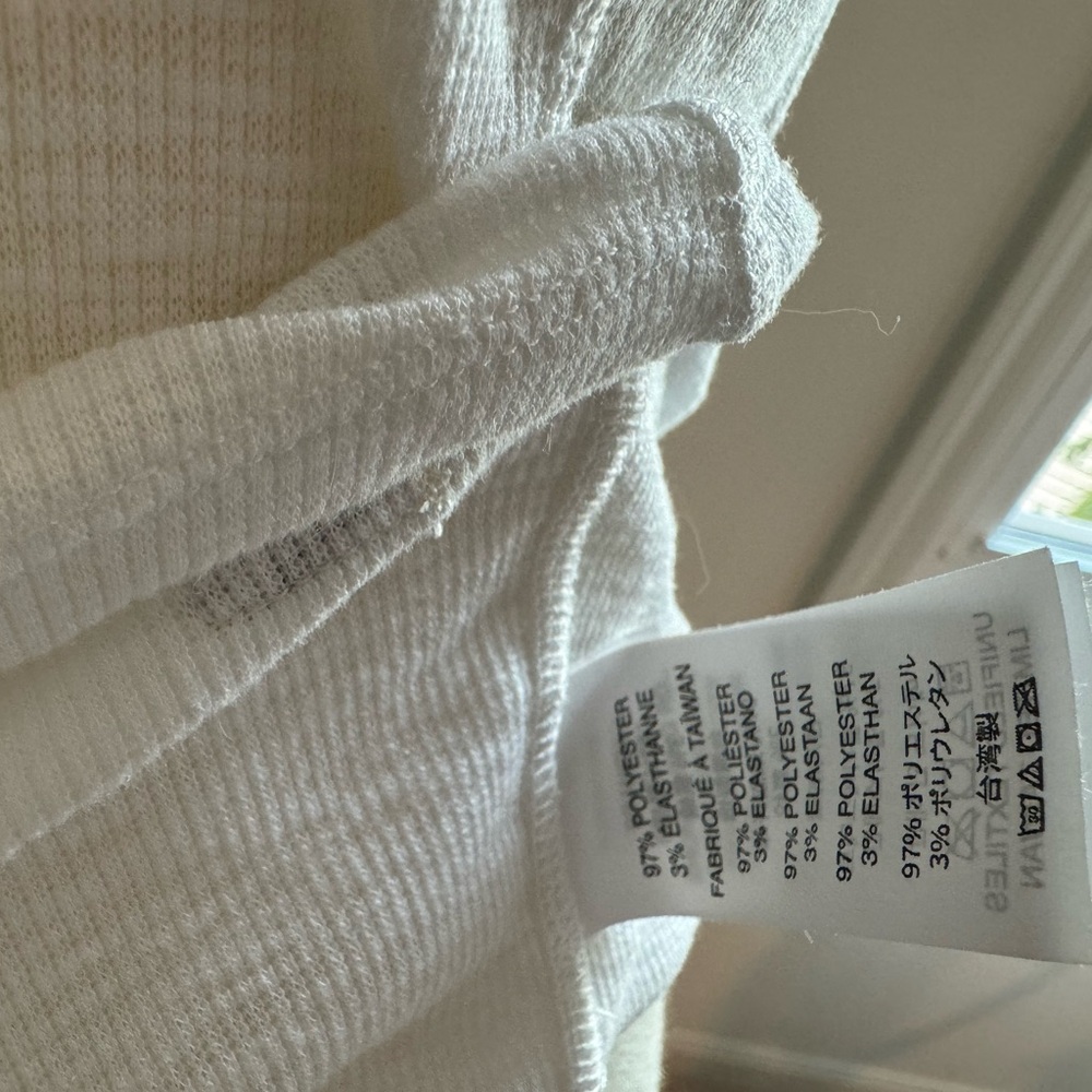 Vuori White High-Neck Ribbed Tank - Picture 7 of 8